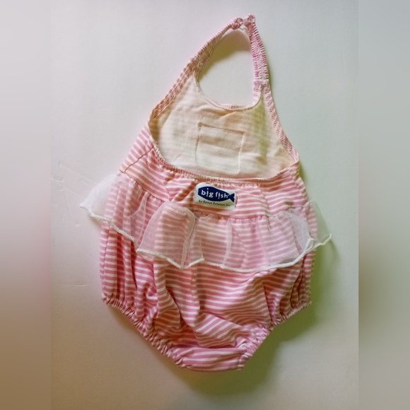 Big Fish by Sweet Potatoes Inc. Baby Girl Swim 12 mos. - Picture 2 of 6